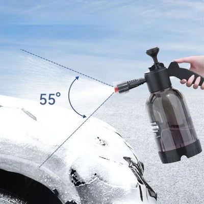 2L Car Wash Spray Bottle Foam Wash Sprayer Hand Pump Foam Sprayer Car Air Pressure Spray Washer Nozzle Can Auto Window Cleaning - Slobuy