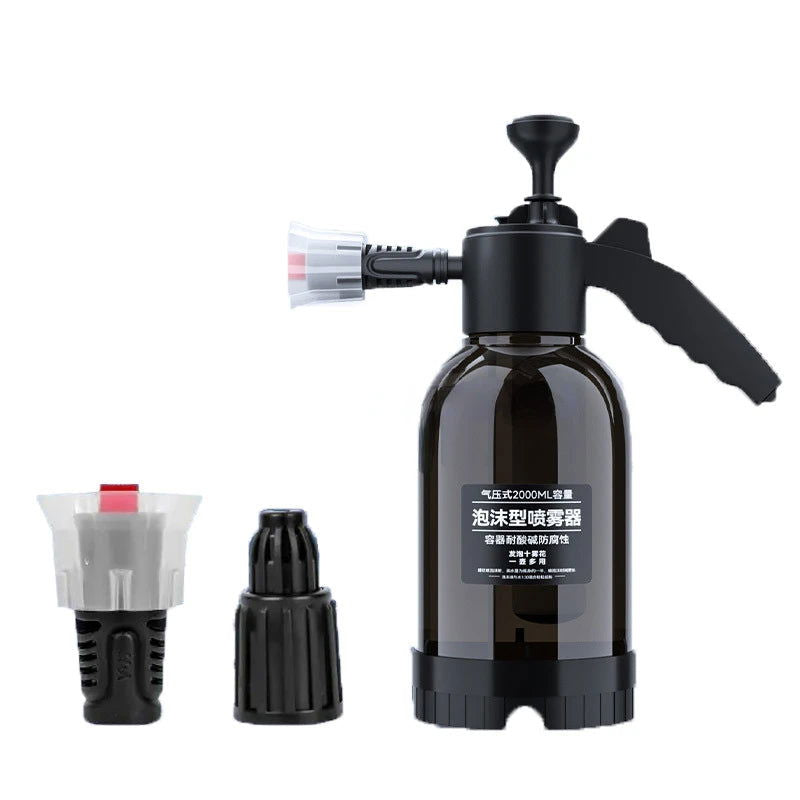 2L Car Wash Spray Bottle Foam Wash Sprayer Hand Pump Foam Sprayer Car Air Pressure Spray Washer Nozzle Can Auto Window Cleaning - Slobuy