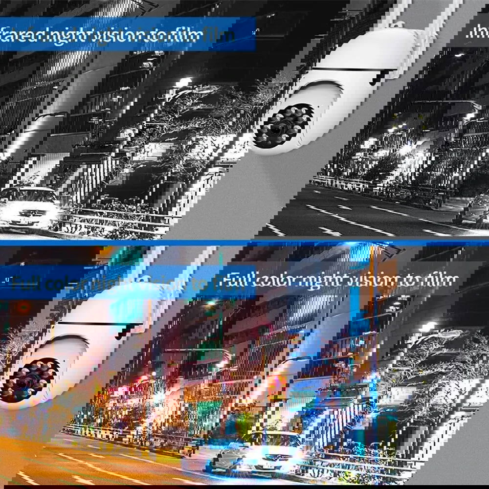 2MP 3MP Wifi IP Camera Outdoor Wired Security Surveillance Camera AI Human Tracking Two Way Audio Night Color Cam - Slobuy