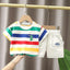 2PCS Children Clothing mother Kids Clothes Children's Sets Boys T-shirt Shorts Summer Cotton Short sleeve fashion Suit - Slobuy