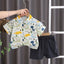 2PCS Children Clothing mother Kids Clothes Children's Sets Boys T-shirt Shorts Summer Cotton Short sleeve fashion Suit - Slobuy