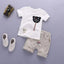 2PCS Children Clothing mother Kids Clothes Children's Sets Boys T-shirt Shorts Summer Cotton Short sleeve fashion Suit - Slobuy