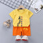 2PCS Children's Sets mother Kids Clothes Boys Girl T-shirt Shorts Summer Cotton Short sleeve Baby Children Clothing Toddler Suit - Slobuy