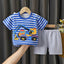 2PCS Children's Sets mother Kids Clothes Boys Girl T-shirt Shorts Summer Cotton Short sleeve Baby Children Clothing Toddler Suit - Slobuy