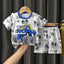 2PCS Children's Sets mother Kids Clothes Boys Girl T-shirt Shorts Summer Cotton Short sleeve Baby Children Clothing Toddler Suit - Slobuy