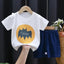 2PCS Children's Sets mother Kids Clothes Boys Girl T-shirt Shorts Summer Cotton Short sleeve Baby Children Clothing Toddler Suit - Slobuy