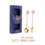 4PCS/2PCS Cutlery Spoon Fork Set Donuts Candy Spoons Forks Milk Coffee Stirring Spoons Dessert Spoon Fruit Fork Cutlery Gift - Slobuy