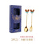 4PCS/2PCS Cutlery Spoon Fork Set Donuts Candy Spoons Forks Milk Coffee Stirring Spoons Dessert Spoon Fruit Fork Cutlery Gift - Slobuy