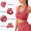 2PCS Seamless Women Yoga Set Workout Sportswear Gym Clothing Fitness Long Sleeve Crop Top High Waist Leggings Sports Suits - Slobuy