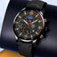 2PCS Set Fashion Mens Sports Watches Man Business Leather Bracelet Quartz Watch Luxury Men Casual Luminous Clock Reloj Hombre - Slobuy