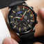 2PCS Set Fashion Mens Sports Watches Man Business Leather Bracelet Quartz Watch Luxury Men Casual Luminous Clock Reloj Hombre - Slobuy