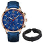 2PCS Set Fashion Mens Sports Watches Man Business Leather Bracelet Quartz Watch Luxury Men Casual Luminous Clock Reloj Hombre - Slobuy