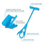 1/2PCS Sock Aid Kit Slider Easy on And Off Pulling Assist Device Sock Helper Putting on Socks Mobility Aid for Elderly Disabled - Slobuy