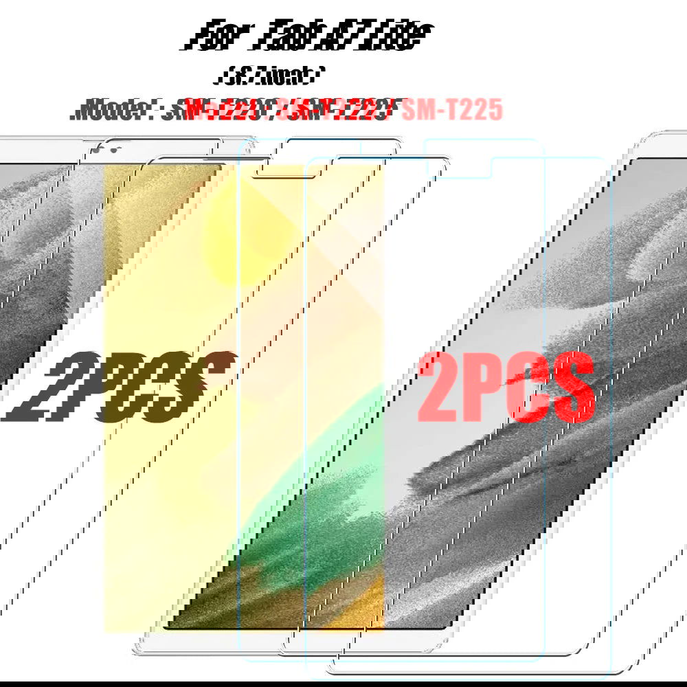 2PCS Tempered Glass Screen Protector for Samsung Galaxy Tab S8 Ultra Plus S6 Lite S7 Fe A7 Lite A8 S9 A9 Tablet Accessories Film - Slobuy