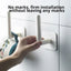 2PCS White Kitchen Hole Free Hook Traceless Storage Rack Shelf Shelves Pot Cover Cup Rack Kitchen Storage Holder - Slobuy