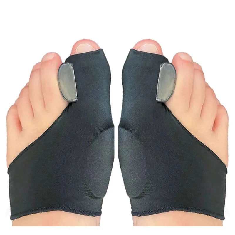 2Pcs=1Pair Toe Separator Hallux Valgus Bunion Corrector Orthotics Feet Bone Thumb Adjuster Correction Pedicure Sock Straightener - Slobuy