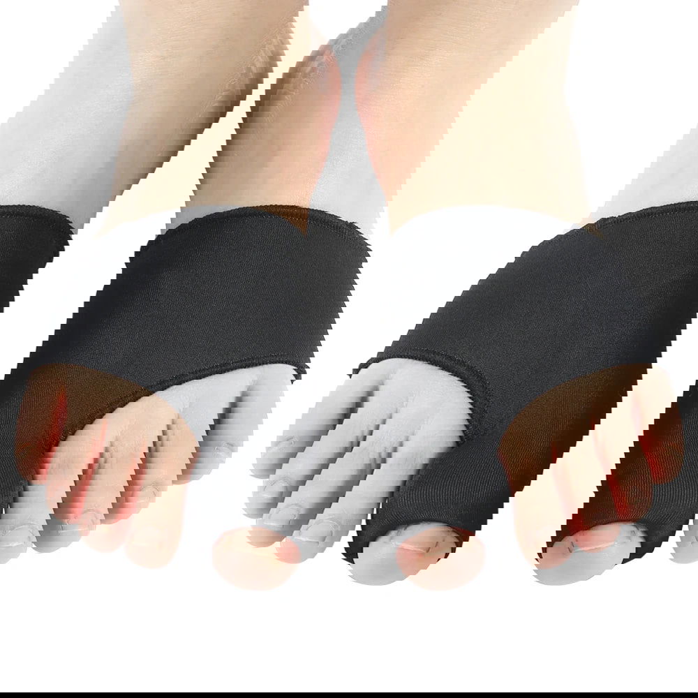 2Pcs=1Pair Toe Separator Hallux Valgus Bunion Corrector Orthotics Feet Bone Thumb Adjuster Correction Pedicure Sock Straightener - Slobuy
