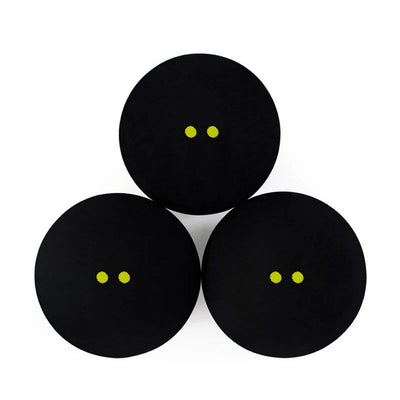 2Pcs  4Pcs Double Yellow Point Squash Balls Rubber Squash Racquet Balls Squash Speed Training For Double Yellow Dots Squash Ball - Slobuy