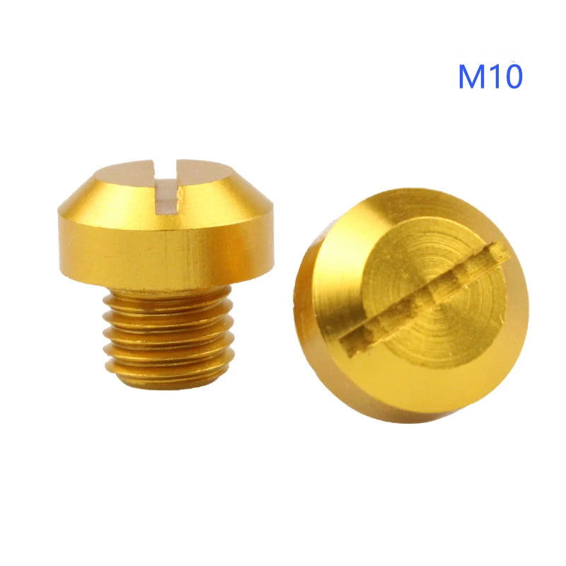 2Pcs Anti-Rust Motorcycle CNC Aluminum M8 M10 Rear view Mirror Hole Plugs Screws Rearview Mirror Holder Motorcycle Accessories - Slobuy