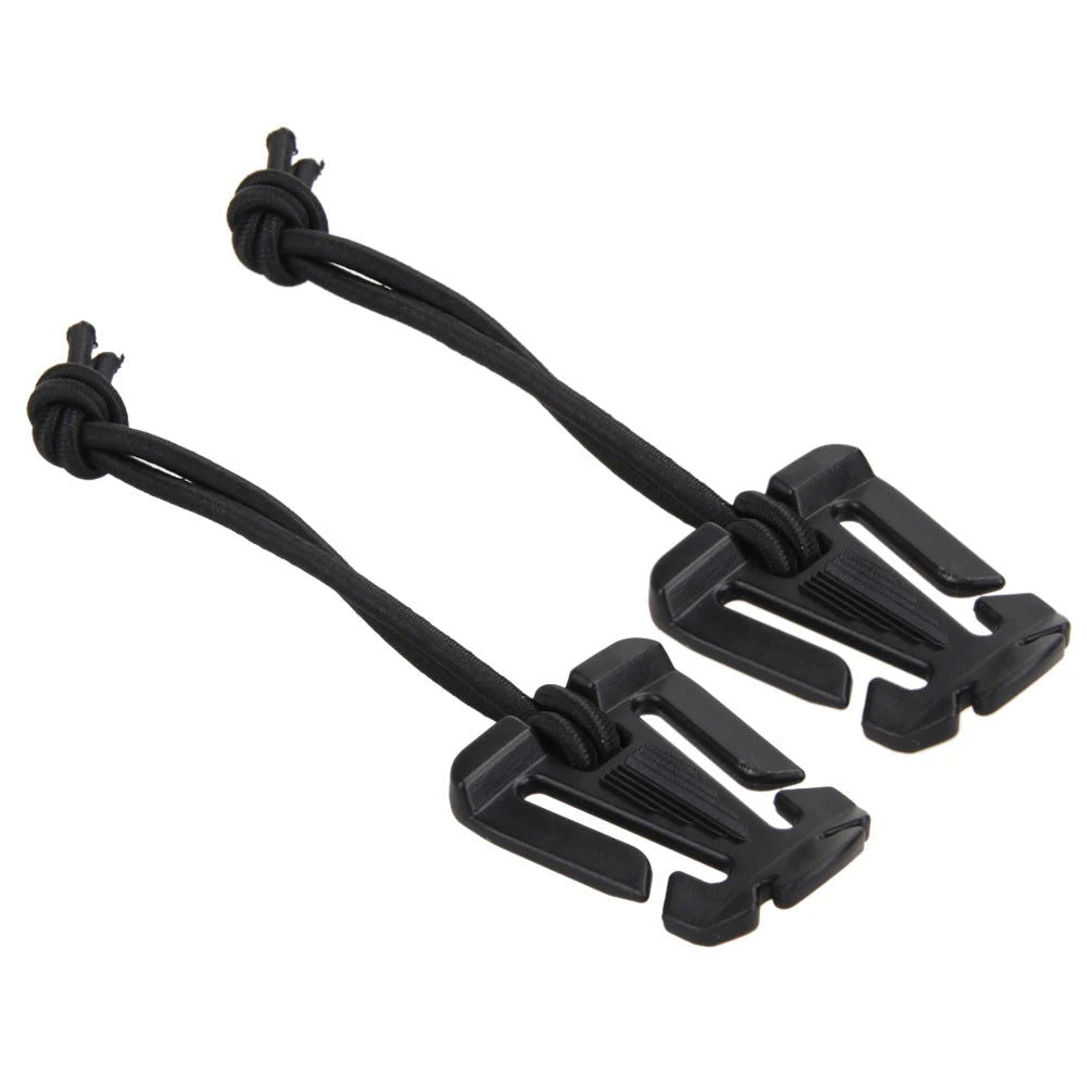 2Pcs Backpack Buckle Clamp Carabiner Survival Gear Tools Carabiner Clips Outdoor Nylon Camping Bag Hanger Hook wild hike - Slobuy