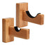 2Pcs Baseball Bat Stand Wooden Baseball Bat Display Holder Portable Wall Mount Hanger Softball Bat Hockey Stick Rack Bracket - Slobuy