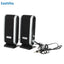 2Pcs USB Power Bluetooth Speakers Portable 3.5mm Mini Outdoor Sound Box With Ear Jack Sound Surround Loudspeaker for PC Computer - Slobuy