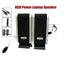 2Pcs USB Power Bluetooth Speakers Portable 3.5mm Mini Outdoor Sound Box With Ear Jack Sound Surround Loudspeaker for PC Computer - Slobuy