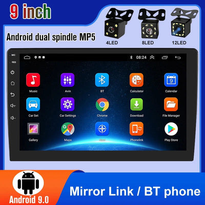 2 Din Android 12 Car Radio Multimedia Video Player Navigation GPS 9 inch Stereo Head unit For Nissan Kia Honda Toyota - Slobuy