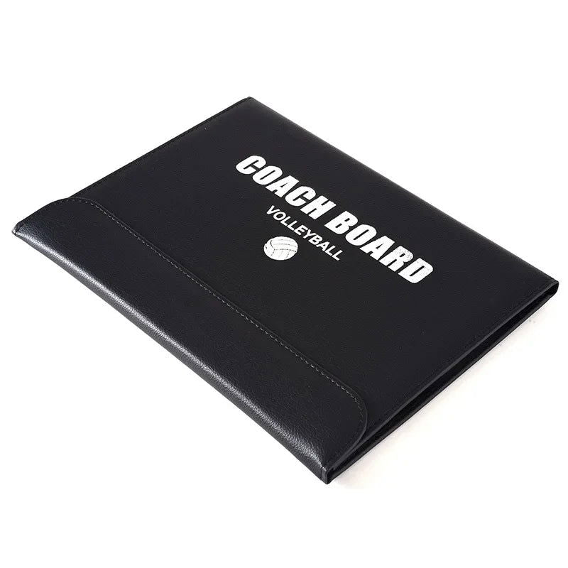 2 In 1 Foldable Volleyball Board Coaching Clipboard With Marker Pen Magnetic Tactical Notebook Game Training Teach Equipment - Slobuy
