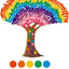 800 Pieces of 1/2 Inch Round Color Coded Label Dot Stickers, 10 Colors for Home Office Classroom - Slobuy