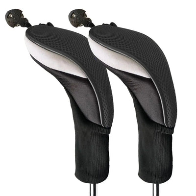 Golf Club Head Covers for Woods Hybrids Value 1/2 Pack,Protective Headcovers with Interchangeable No.Tags - Slobuy