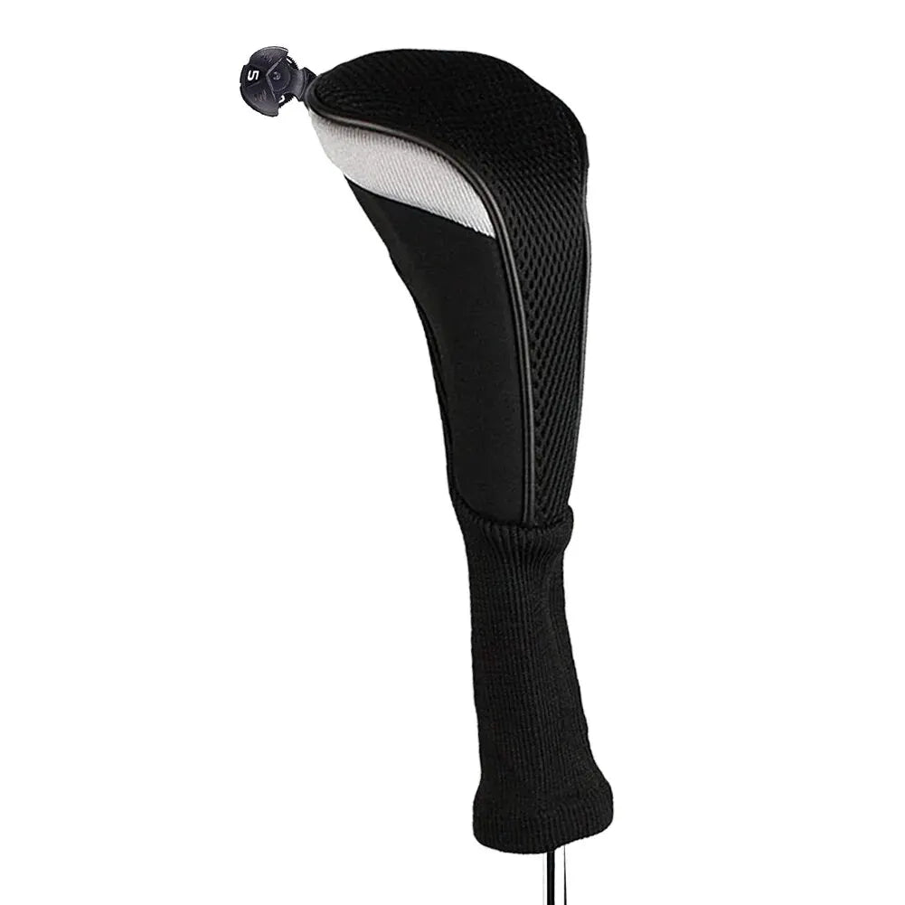 Golf Club Head Covers for Woods Hybrids Value 1/2 Pack,Protective Headcovers with Interchangeable No.Tags - Slobuy
