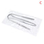 2 Pcs Stainless Steel Tongue Scraper Silver Metal Cleaner Eco-friendly Oral Care Fresh Tool Reusable Breath Brush - Slobuy