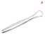 2 Pcs Stainless Steel Tongue Scraper Silver Metal Cleaner Eco-friendly Oral Care Fresh Tool Reusable Breath Brush - Slobuy