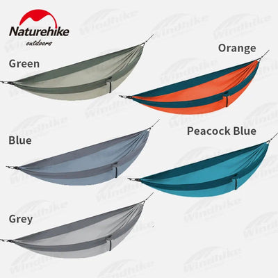 Naturehike Camping Swing Hammock Ultralight 600g Anti Rollover 1/2 Persons 200kg Bearing Weight Outdoor Forest Portable Hammock - Slobuy