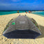 2 Persons Camping Tent Single Layer Outdoor Tent Anti UV Beach Tents Sun Shelters Awning Shade for Fishing Picnic Park - Slobuy