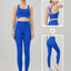 2 Piece Yoga Clothes Women's Tracksuit Athletic Wear Pilates Fitness Suit Gym Workout Push Up Clothes Sports Bra Leggings Suit - Slobuy