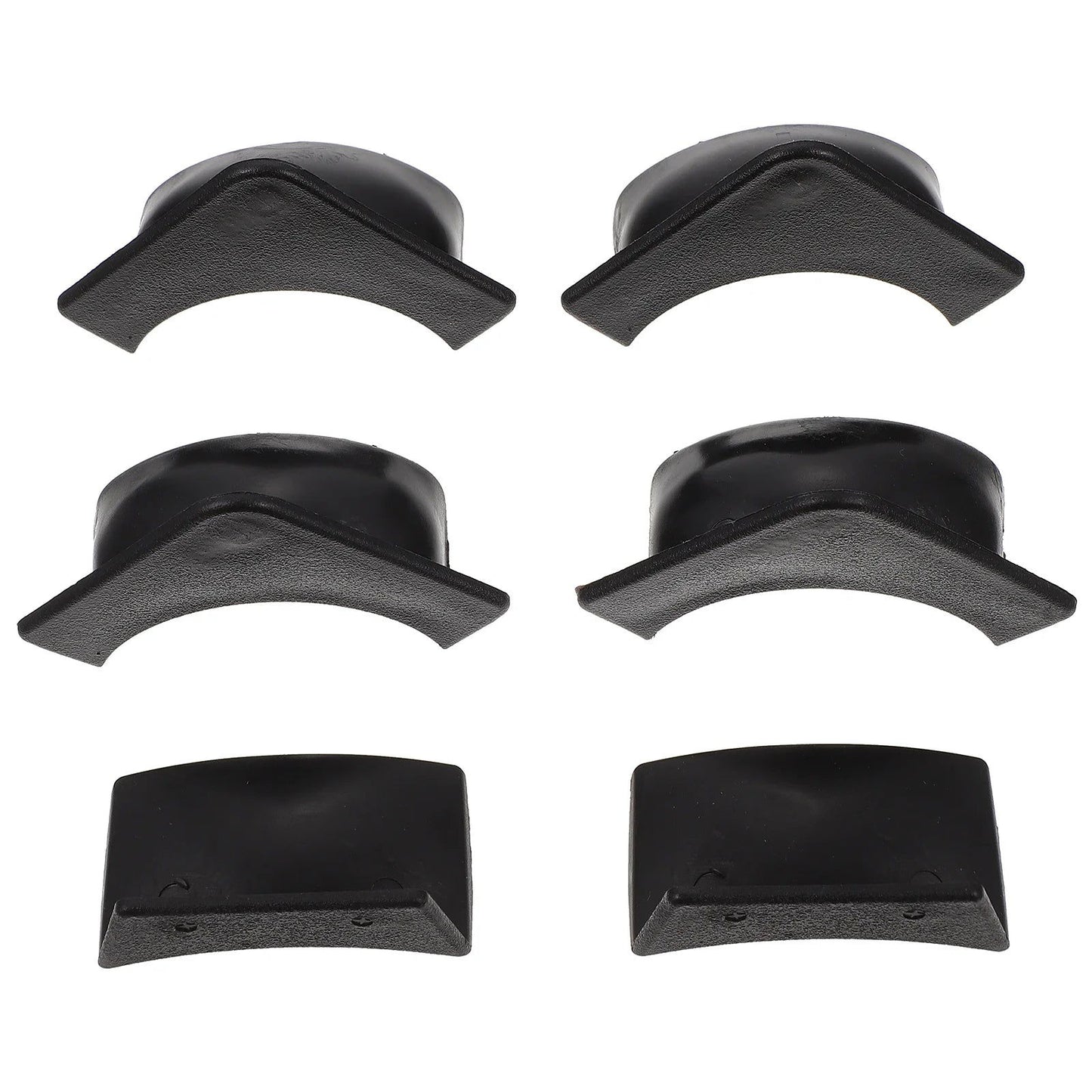 2 Sets Table Pool Billiard Parts Liners Replacement Accessory Hole Desk Game Plastics Corners Valley Pocket(Black) - Slobuy