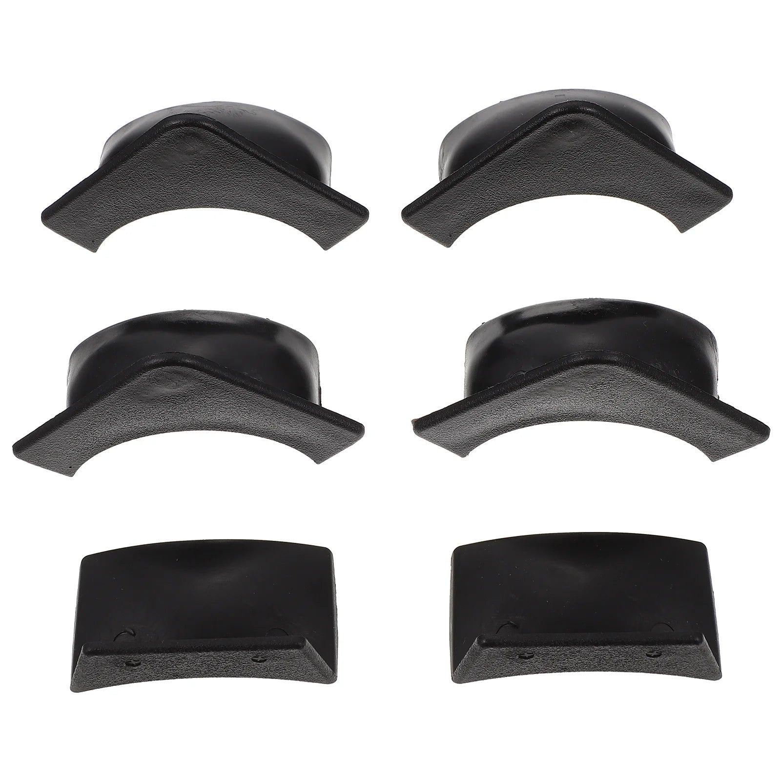 2 Sets Table Pool Billiard Parts Liners Replacement Accessory Hole Desk Game Plastics Corners Valley Pocket(Black) - Slobuy