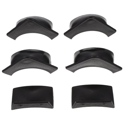 2 Sets Table Pool Billiard Parts Liners Replacement Accessory Hole Desk Game Plastics Corners Valley Pocket(Black) - Slobuy