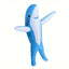 2 Sizes, Cute Unique Standing Shark Design Inflatable Suit, Halloween Christmas Play Inflatable Costume Props - Slobuy