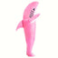 2 Sizes, Cute Unique Standing Shark Design Inflatable Suit, Halloween Christmas Play Inflatable Costume Props - Slobuy