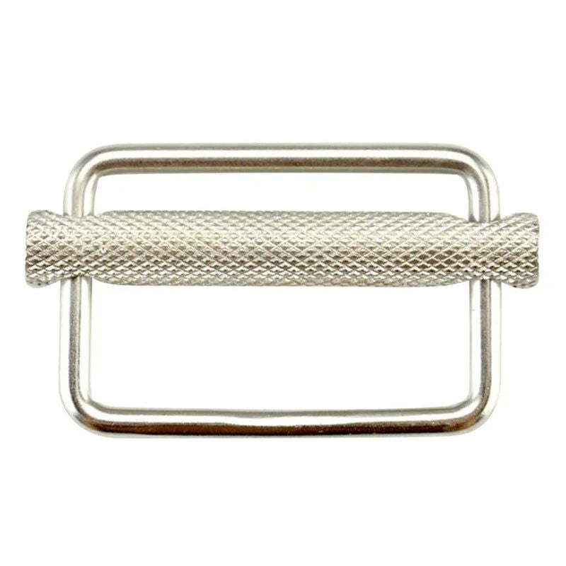 2" Stainless Steel Diving Weight Belt Waist Buckle Slide Keeper D Ring Webbing Harness Belt Retainer Stopper Freediving Surfing - Slobuy