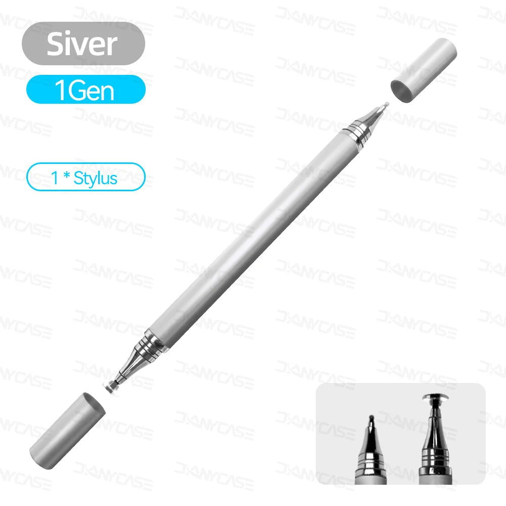 2 in 1 Universal Stylus Pen For Tablet Mobile Android ios Phone iPad Accessories Drawing Tablet Capacitive Screen Touch Pen - Slobuy