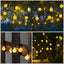 Solar Crystal Globe LED String Lights 60 LED 8 Lighting Modes IP65 Fairy Light Christmas Garland For Garden Party Decor 1pc/2pcs - Slobuy