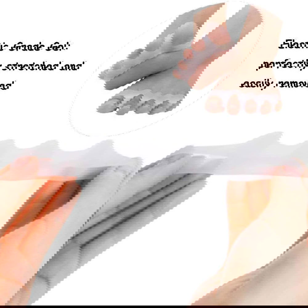 2pcs=1pair New Protective Toes Separator Suitable Bunion Corrector Material Soft Gel Straightener Spacers Stretchers Care Tool - Slobuy