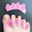 2pcs=1pair New Protective Toes Separator Suitable Bunion Corrector Material Soft Gel Straightener Spacers Stretchers Care Tool - Slobuy