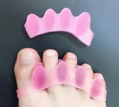 2pcs=1pair New Protective Toes Separator Suitable Bunion Corrector Material Soft Gel Straightener Spacers Stretchers Care Tool - Slobuy