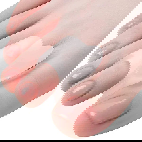 2pcs=1pair New Protective Toes Separator Suitable Bunion Corrector Material Soft Gel Straightener Spacers Stretchers Care Tool - Slobuy