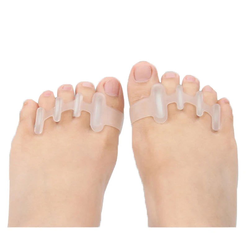 2pcs=1pair New Protective Toes Separator Suitable Bunion Corrector Material Soft Gel Straightener Spacers Stretchers Care Tool - Slobuy